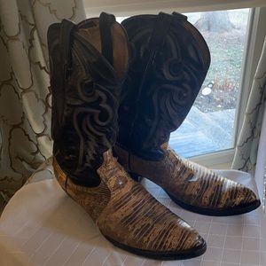 Snakeskin boots